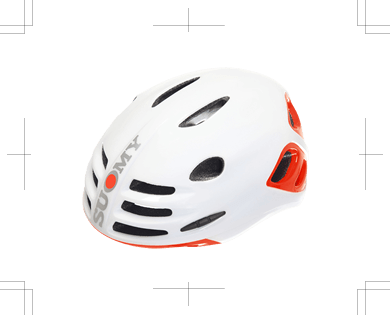 WHITE GLOSSY/ORANGE FLUO GLOSSY